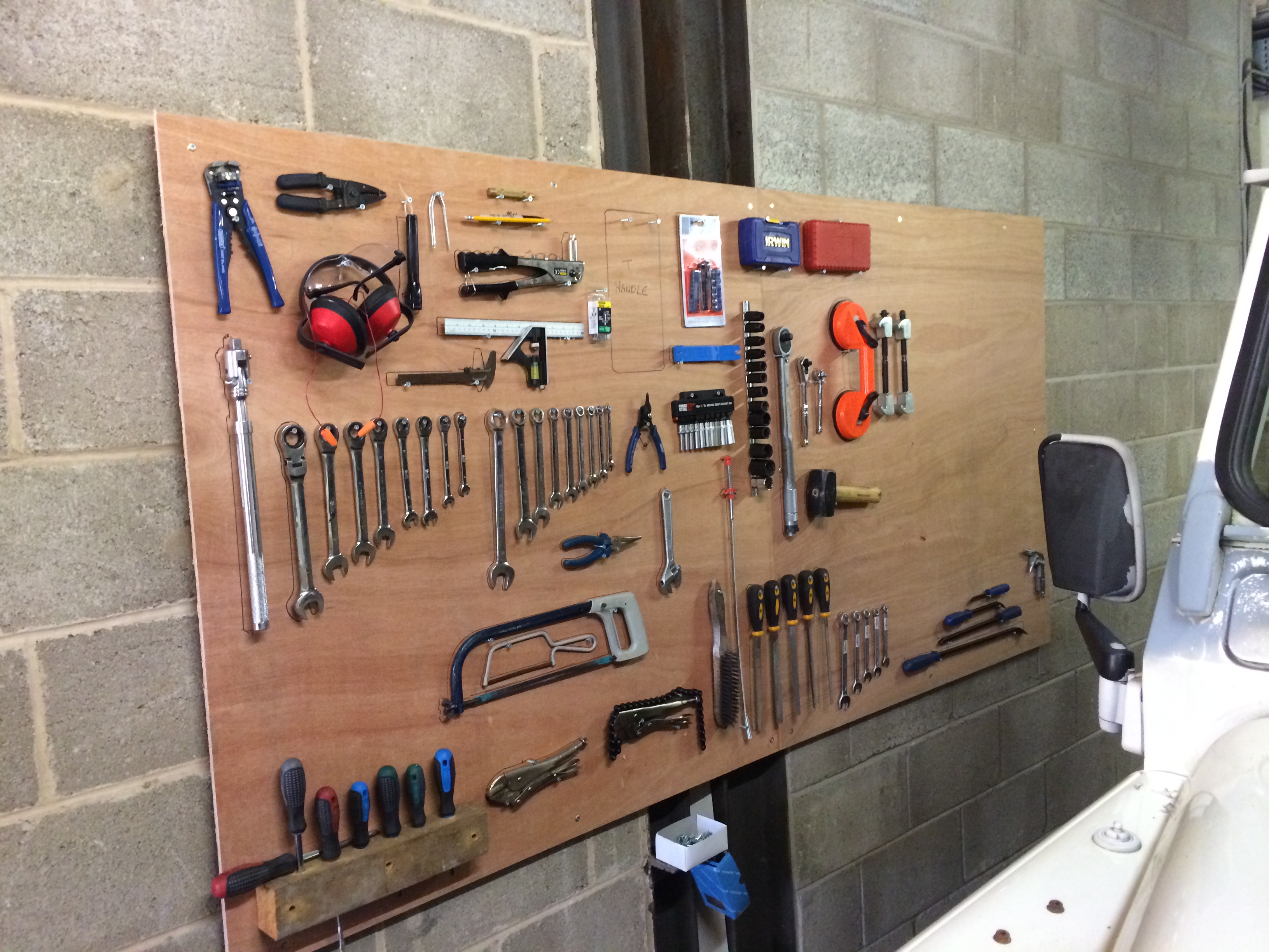 Diy Tool Board Tidy Up Your Garage Workshop Funrover Land